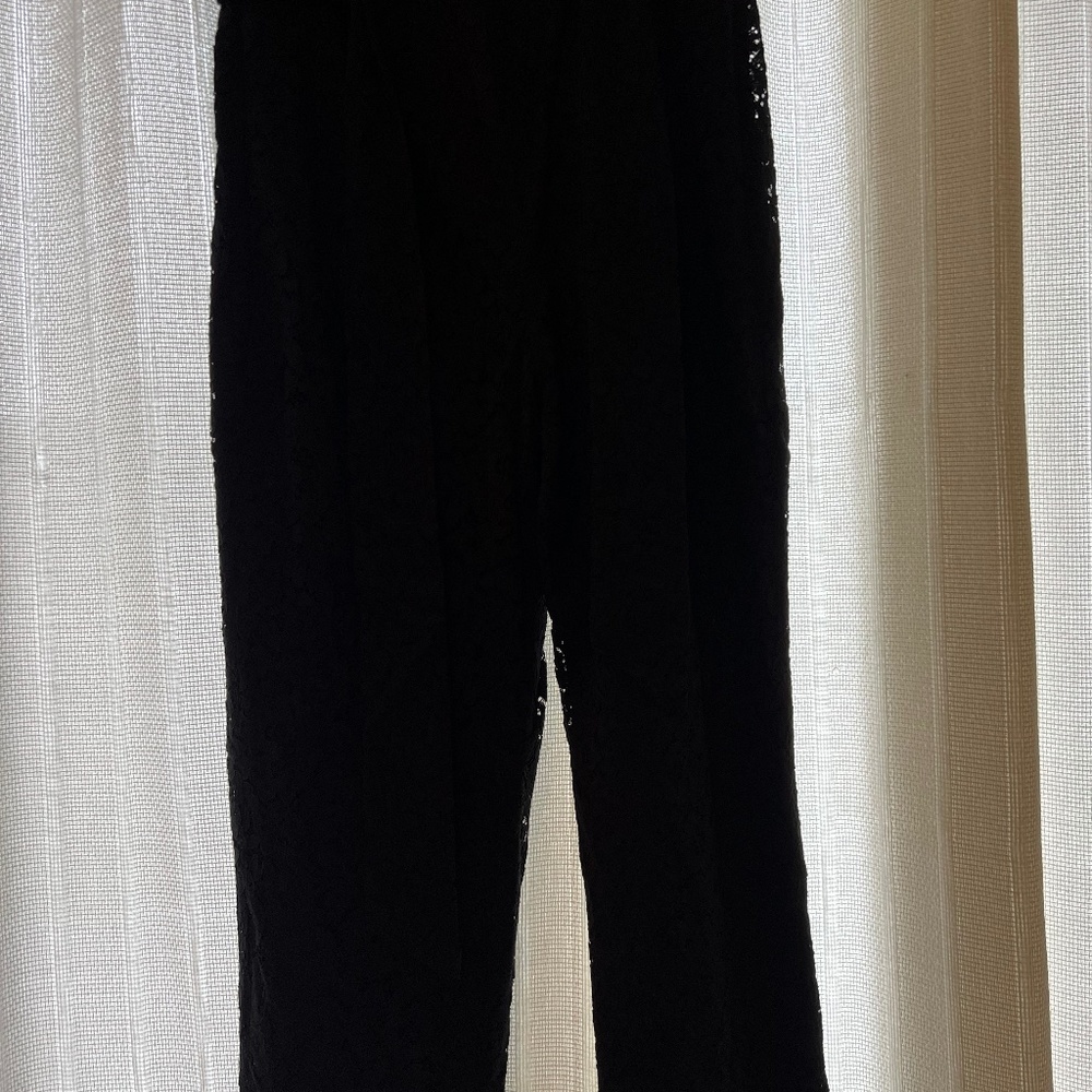 JCREW BLACK LACY DRESS PANTS BRAND NEW SIZE 8